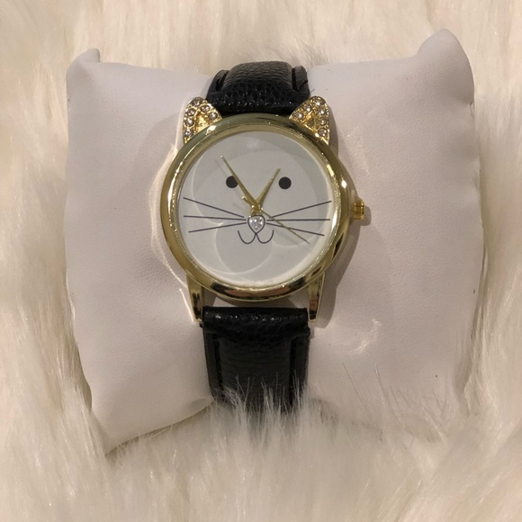 Accessories - Adorable Kitty Cat Watch with Crystal Ears